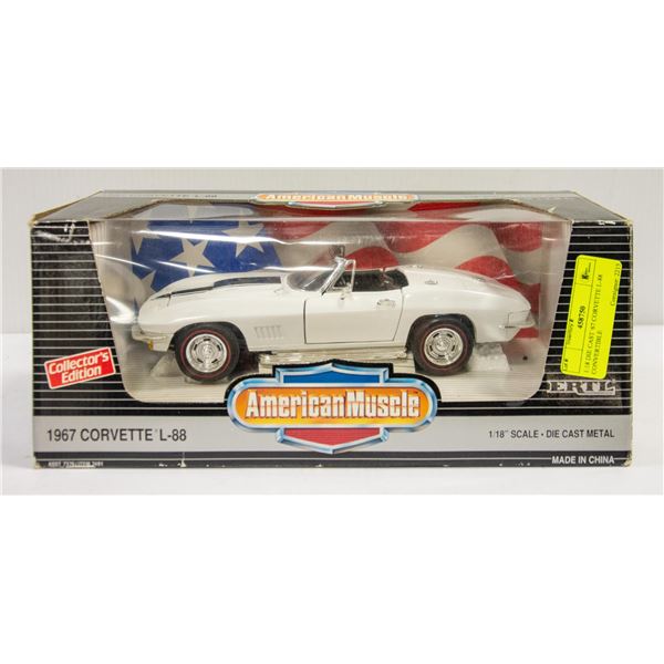 1:18 DIE CAST '67 CORVETTE L-88 CONVERTIBLE
