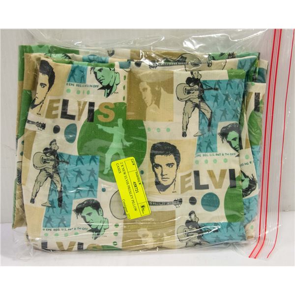 2 X NEW ELVIS PRESLEY PILLOW CASES