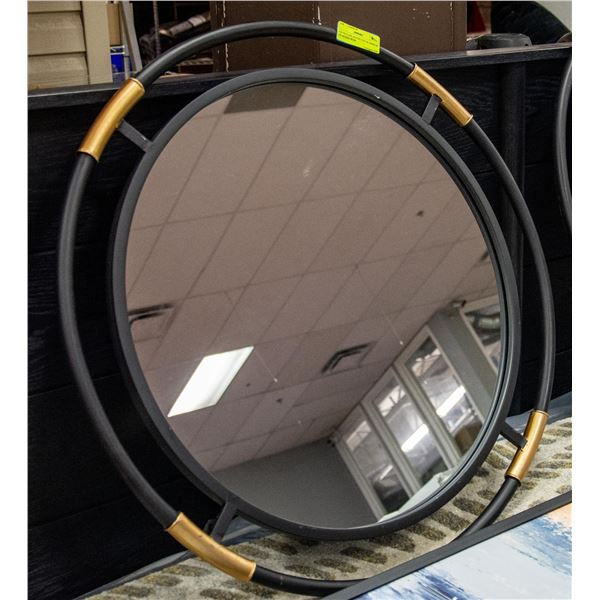 SHOWHOME ROUND DECOR MIRROR 28 INCHES WIDE