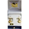 Image 1 : NEW HUDSON'S BAY 14K GOLD EARRINGS