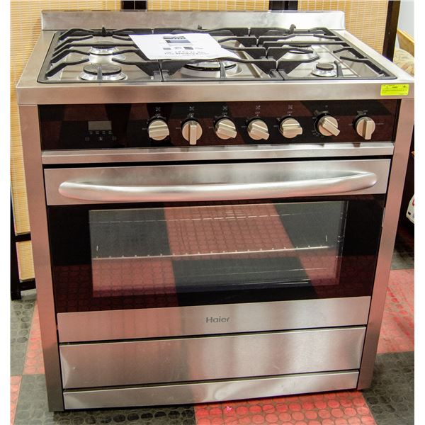 FREE STANDING GAS RANGE 36" 3.8 CU. FT.