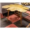 Image 2 : SHOWHOME METAL LEAFSIDE TABLE 20 INCHES TALL