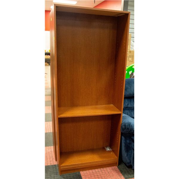 5-SHELF MEDIUM WOODGRAIN BOOKSHELF