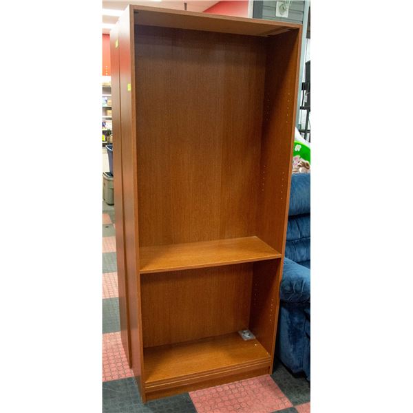 5-SHELF MEDIUM WOODGRAIN BOOKSHELF