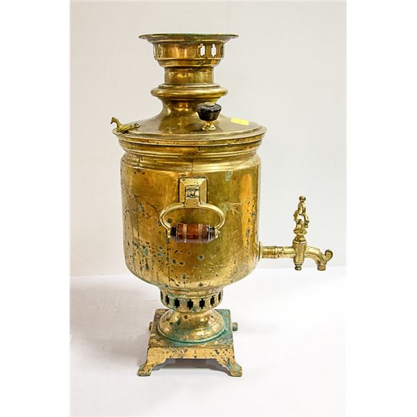 1900'S BRASS SAMOVAR MIDDLE EAST HOT WATER