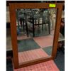 Image 1 : MIRROR 20”X27” WOOD FRAME