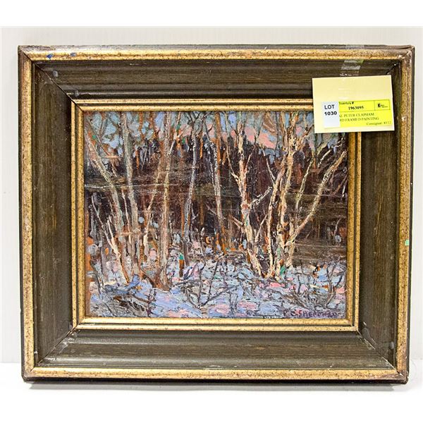 ORIGINAL PETER CLAPHAM SHEPPARD FRAMED PAINTING