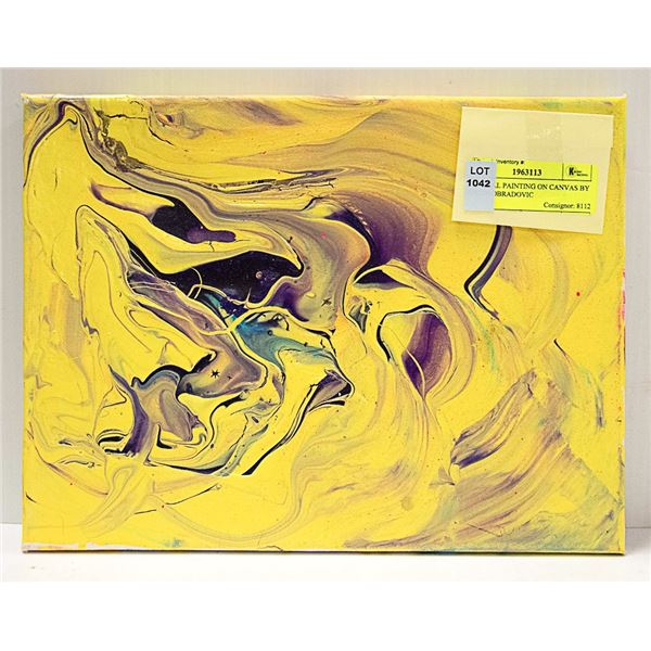 ORIGINAL PAINTING ON CANVAS BY JUSTIN OBRADOVIC