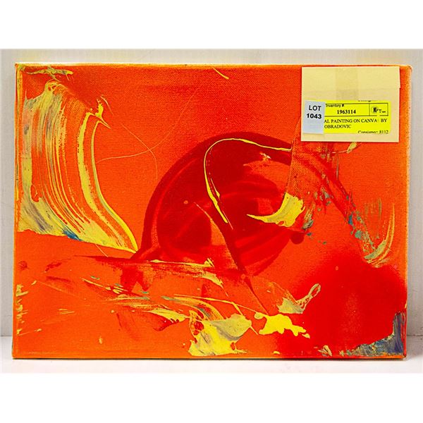 ORIGINAL PAINTING ON CANVAS BY JUSTIN OBRADOVIC