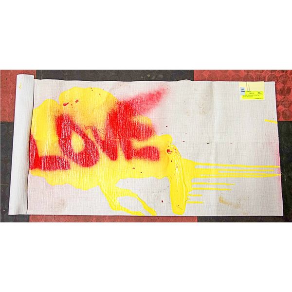 ORIGINAL PAINTING "LOVE" BY JUSTIN OBRADOVIC
