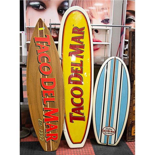 LOT OF 3 SURF BOARDS