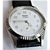 Image 3 : NEW MEWA WHITE FACE 21 JEWEL AUTOMATIC WATCH