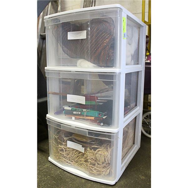 CONTAINER OF CRAFT STUFF