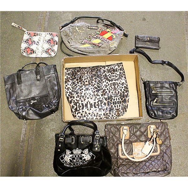 8 DESIGNER HAND BAGS