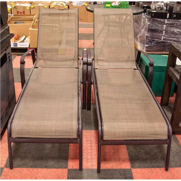 OUTDOOR CHAISE LOUNGE CHAIRS