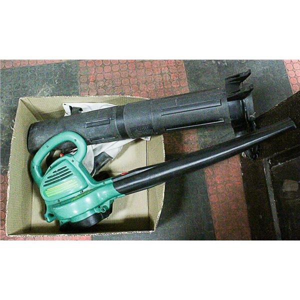 WEED EATER BRAND ELECTRIC BLOWER/VAC WITH