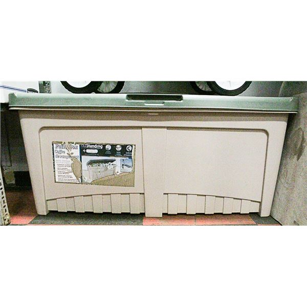 LARGE KETER PATIO BOX - LOCKABLE, WEATHER