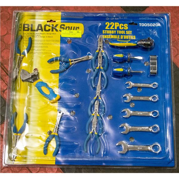 22 PIECE STUBBY TOOL SET