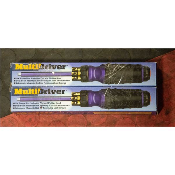 2 MULTI DRIVERS WITH MAGNET AND LIGHT