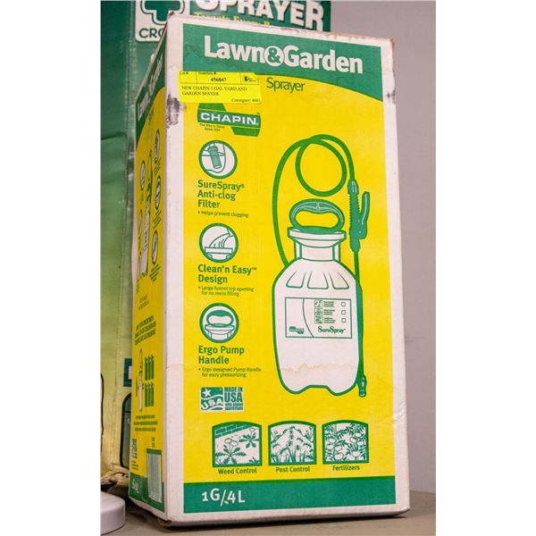 NEW CHAPIN 1 GAL YARD AND GARDEN SPAYER