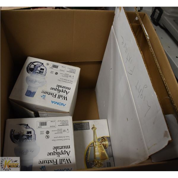 4 LIGHT FIXTURES NEW