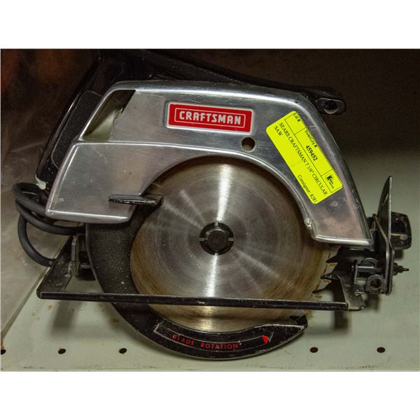 SEARS CRAFTSMAN 7-1/4" CIRCULAR SAW