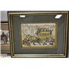Image 2 : VINTAGE FRAMED "PAPER TOLE" - ANTON PIECK