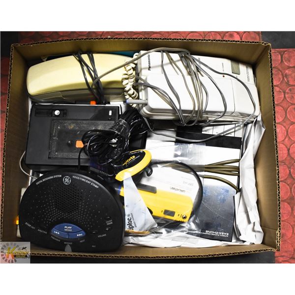 VINTAGE ELECTRONICS- BOX LOT ASSORTED