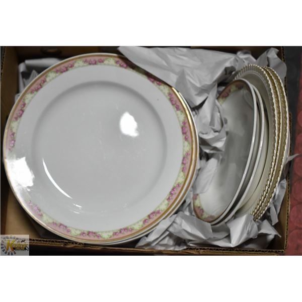 VINTAGE CHINA PLATES- ASSORTED GRINDLEY &