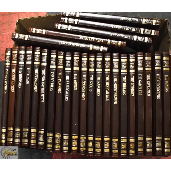 VINTAGE "THE OLD WEST" COMPLETE SET OF HARDCOVER