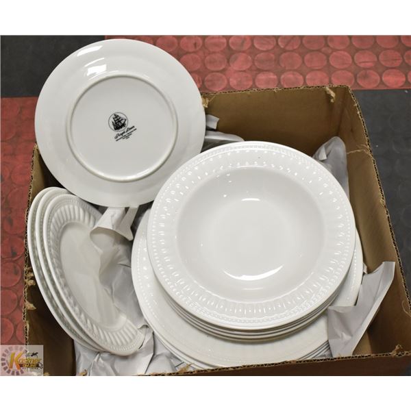 STONEWARE "ROYAL LINEN" DISHES- ASSORTED LOT