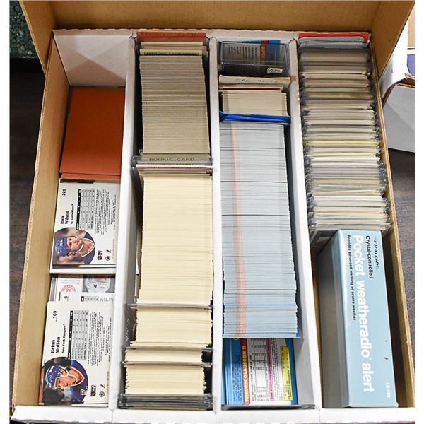 BOX FULL OF COLLECTIBLE 90`S AND UP HOCKEY CARDS