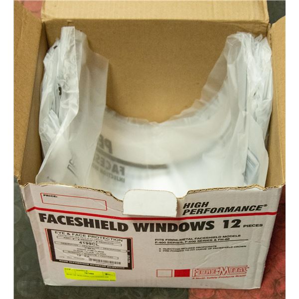 BOX OF WELDING FACESHIELDS