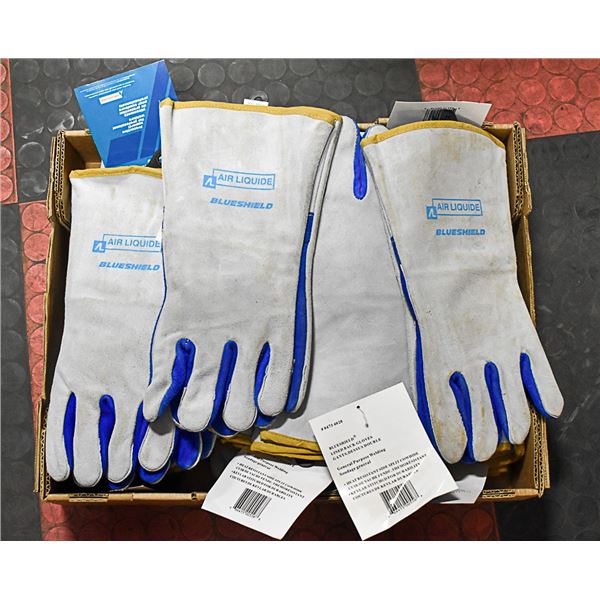 LARGE FLAT OF WELDING GLOVES