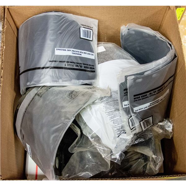 BOX LOT OF VARIOUS INDUSTRIAL SUPPLIES