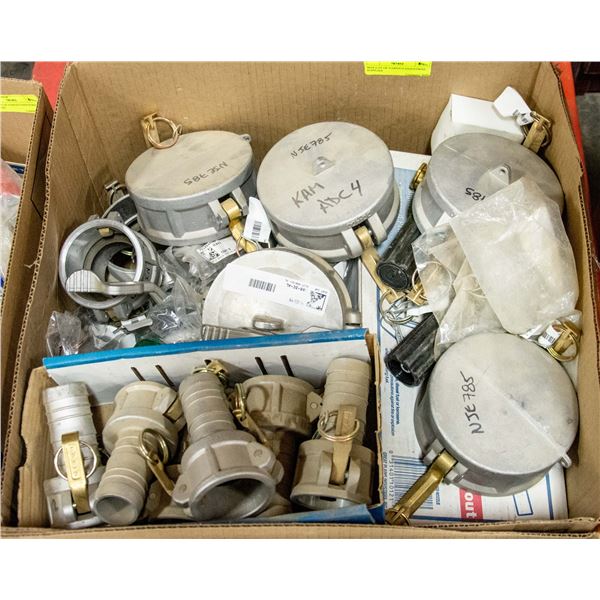 BOX LOT OF VARIOUS INDUSTRIAL SUPPLIES