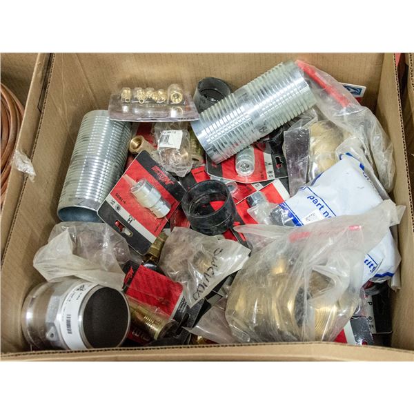 BOX LOT OF VARIOUS INDUSTRIAL SUPPLIES