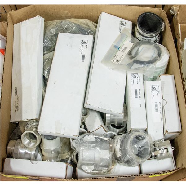 BOX LOT OF VARIOUS INDUSTRIAL SUPPLIES