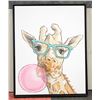 Image 1 : SHOWHOME WALL HANGING GIRAFFE 25.5 X 31.5 INCHES