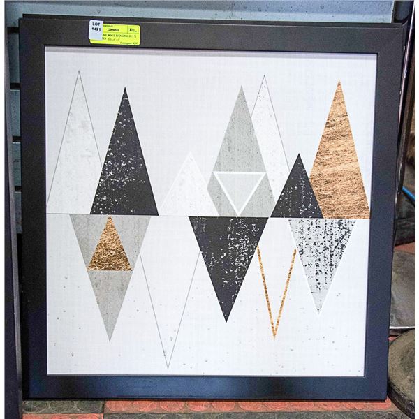 PAIR OF SHOWHOME WALL HANGING 20.5 X 20.5 INCHES