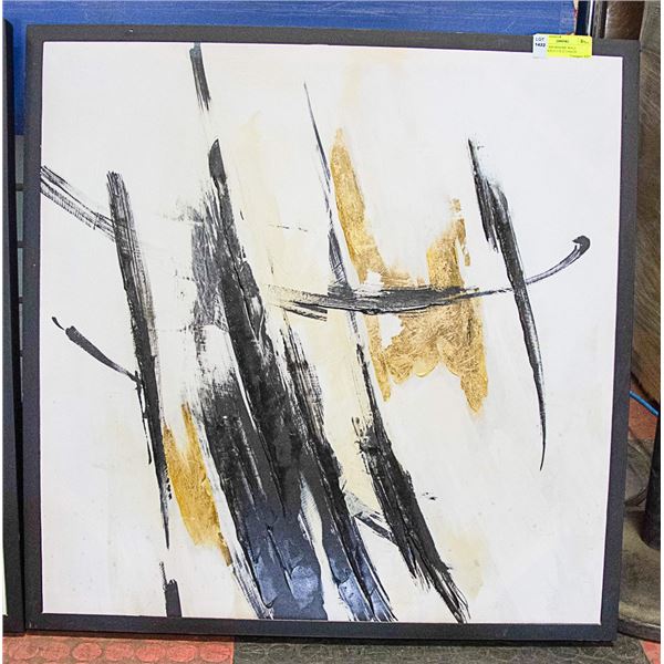 PAIR OF SHOWHOME WALL HANGINGS 27.5 X 27.5 EACH