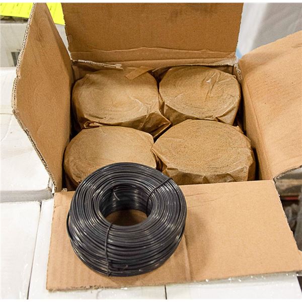 CASE LOT OF 16 ROLLS OF TIE WIRE