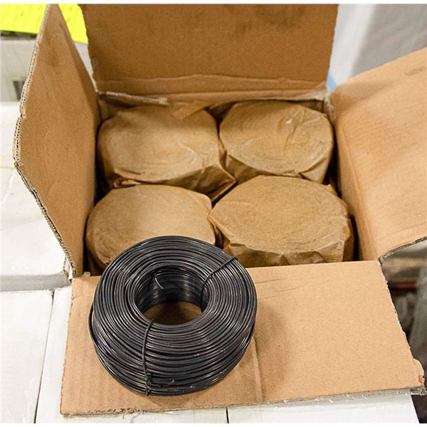 CASE LOT OF 16 ROLLS OF TIE WIRE