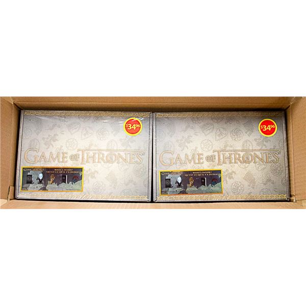 CASE OF 4 GAME OF THRONES COLLECTOR SETS