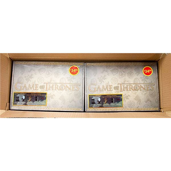 CASE OF 4 GAME OF THRONES COLLECTOR SETS