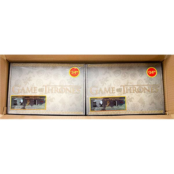CASE OF 4 GAME OF THRONES COLLECTOR SETS