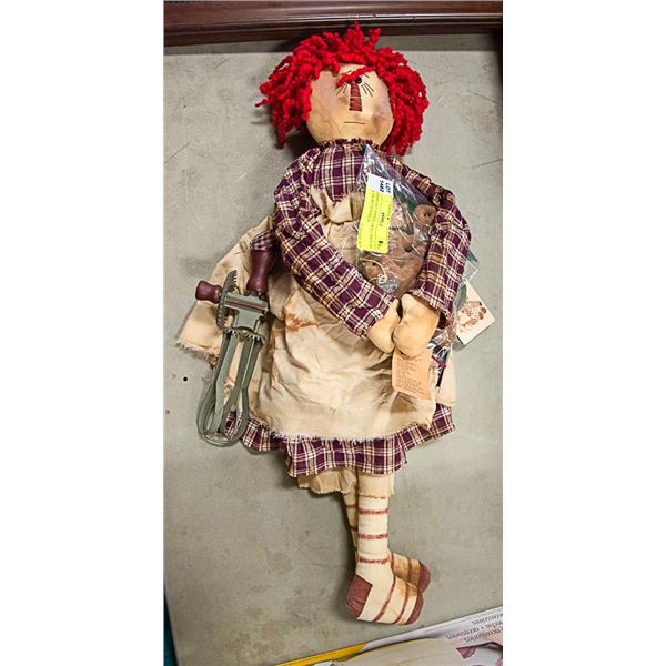 GINGERBREAD ANNIE DOLL MADE BY EVELYN MCDONALD