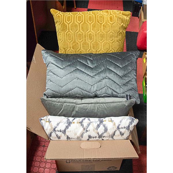 SHOWHOME BOX OF ASSORTED PILLOWS