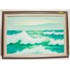 Image 1 : ARTIST Y. KELEER OIL PAINTING OCEAN WAVES