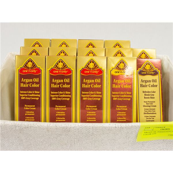 ARGAN OIL PERMANENT HAIR COLOR LOT